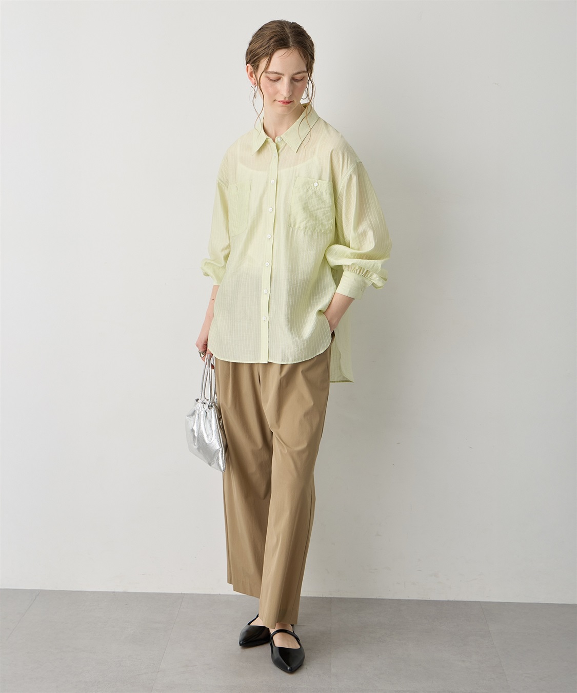 LE SOUK HOLIDAY シアーストライプシャツ_sub_21