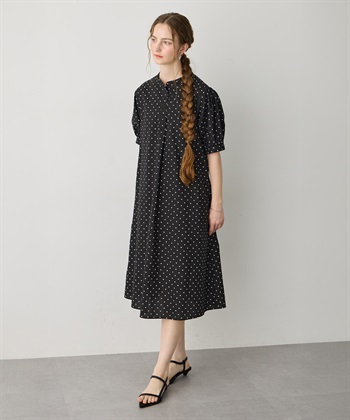 LE SOUK HOLIDAY ハーフスリーブスキッパーワンピース_subthumb_4