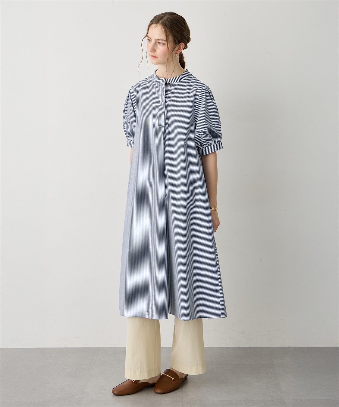 LE SOUK HOLIDAY ハーフスリーブスキッパーワンピース_sub_8