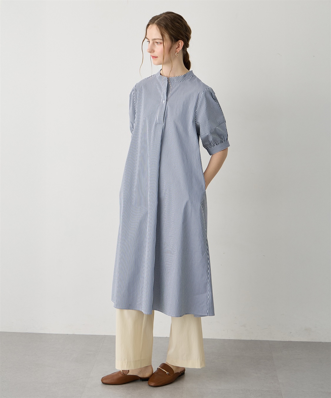 LE SOUK HOLIDAY ハーフスリーブスキッパーワンピース_sub_10