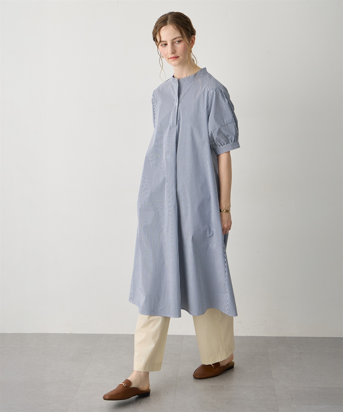 LE SOUK HOLIDAY ハーフスリーブスキッパーワンピース_sub_11