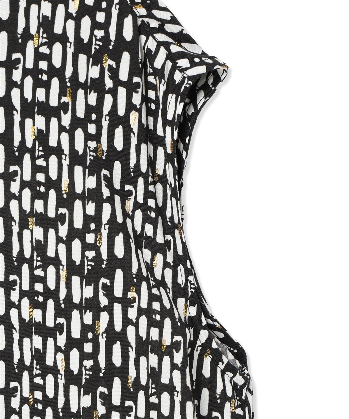 LE SOUK HOLIDAY バンドカラープリントワンピース_sub_12