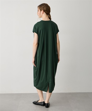 LE SOUK HOLIDAY スキッパーネックコクーンワンピース【接触冷感・吸水速乾】_subthumb_5