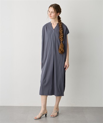 LE SOUK HOLIDAY スキッパーネックコクーンワンピース【接触冷感・吸水速乾】_subthumb_7