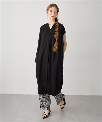 LE SOUK HOLIDAY スキッパーネックコクーンワンピース【接触冷感・吸水速乾】_subthumb_17