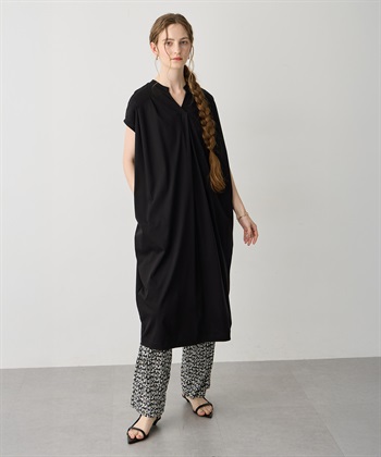 LE SOUK HOLIDAY スキッパーネックコクーンワンピース【接触冷感・吸水速乾】_subthumb_18