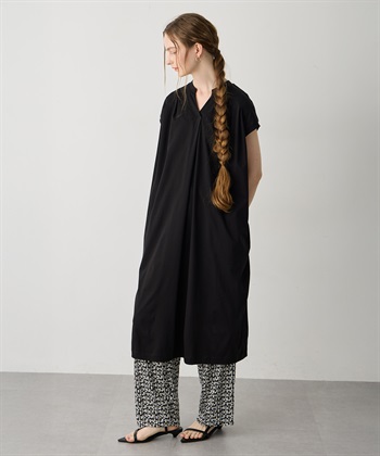 LE SOUK HOLIDAY スキッパーネックコクーンワンピース【接触冷感・吸水速乾】_subthumb_19