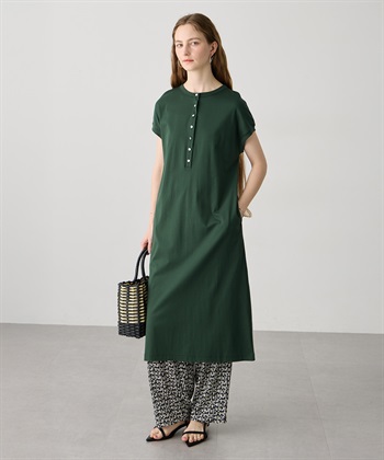 LE SOUK HOLIDAY ヘンリーネックワンピース【接触冷感・吸水速乾】_subthumb_7