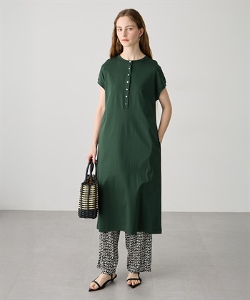 LE SOUK HOLIDAY ヘンリーネックワンピース【接触冷感・吸水速乾】_subthumb_8