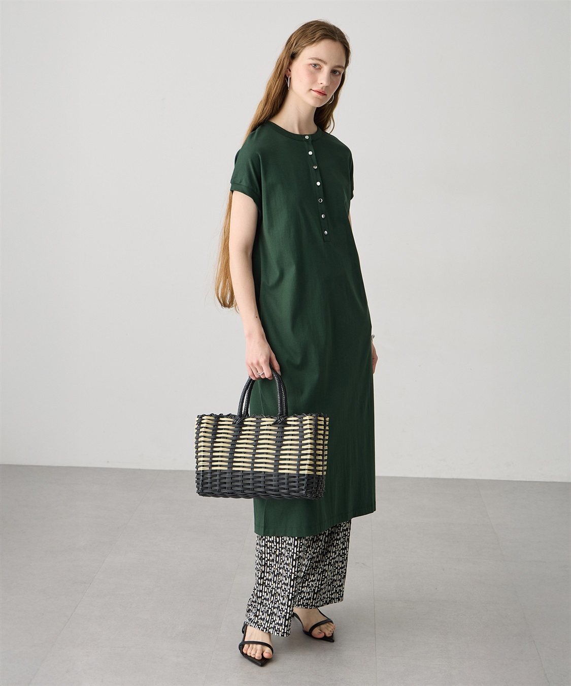 LE SOUK HOLIDAY ヘンリーネックワンピース【接触冷感・吸水速乾】_sub_9