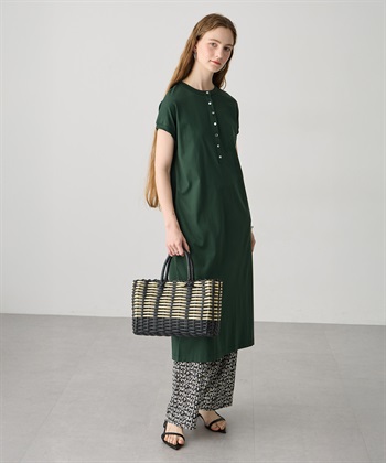 LE SOUK HOLIDAY ヘンリーネックワンピース【接触冷感・吸水速乾】_subthumb_9