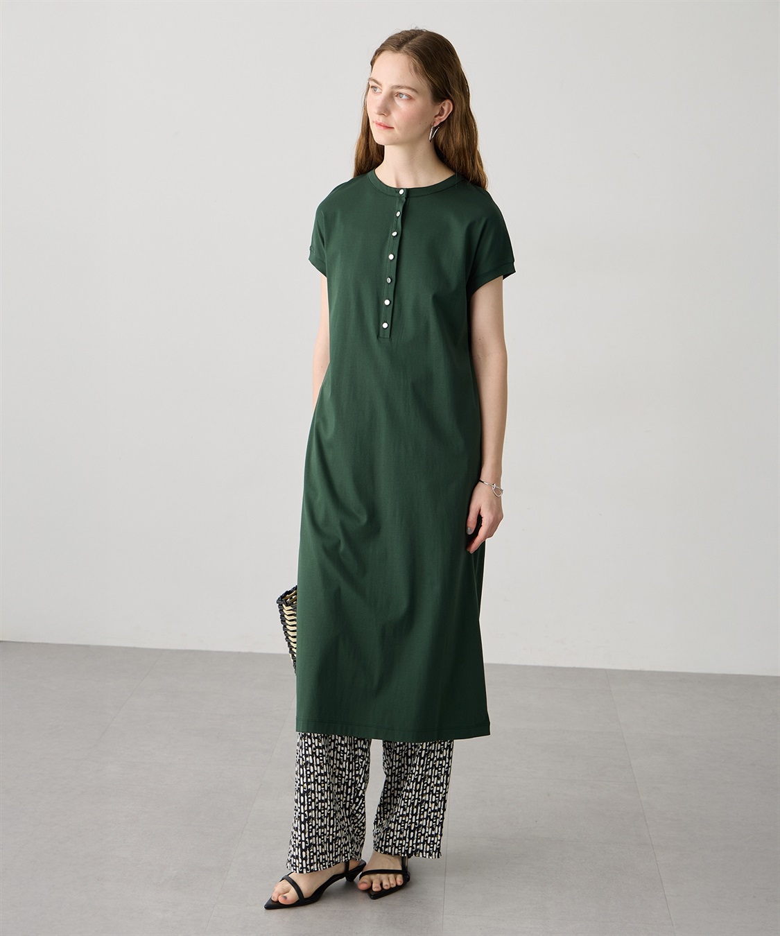 LE SOUK HOLIDAY ヘンリーネックワンピース【接触冷感・吸水速乾】_sub_10