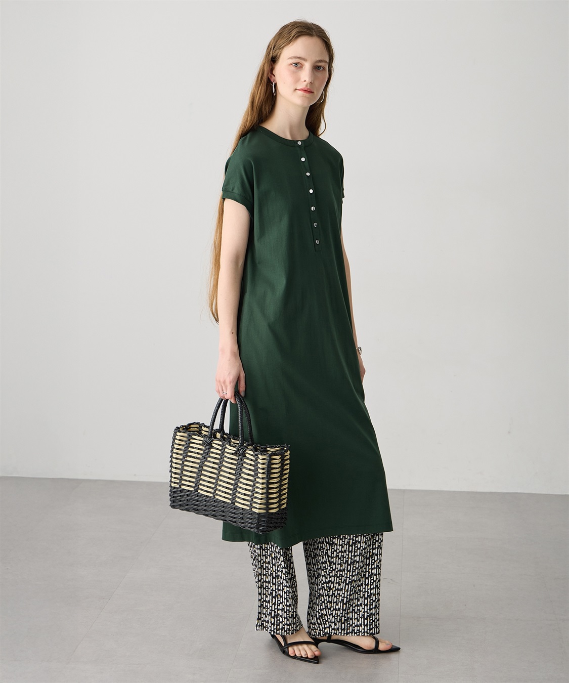 LE SOUK HOLIDAY ヘンリーネックワンピース【接触冷感・吸水速乾】_sub_11