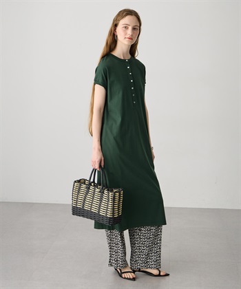 LE SOUK HOLIDAY ヘンリーネックワンピース【接触冷感・吸水速乾】_subthumb_11
