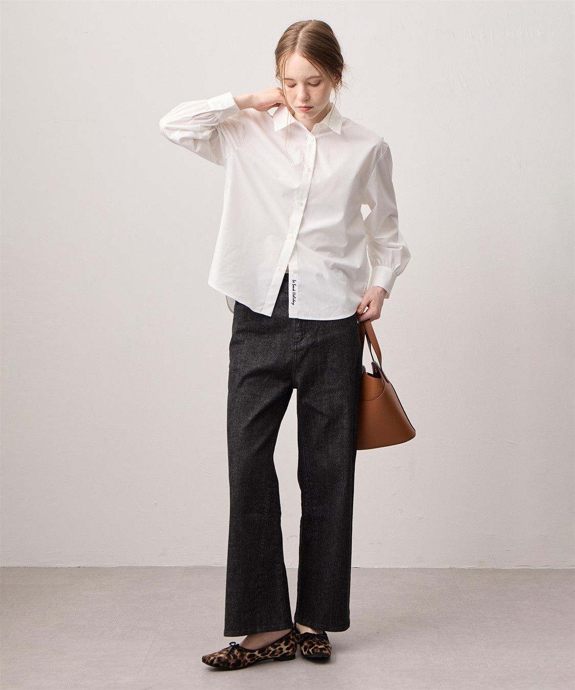 LE SOUK HOLIDAY レギュラーカラーストレッチベーシックシャツ_sub_13