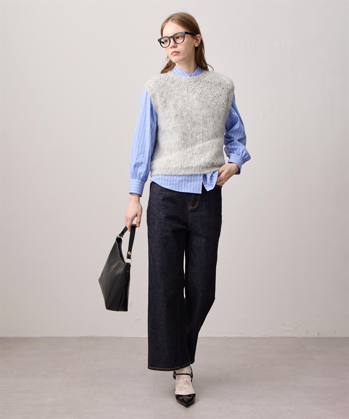 LE SOUK HOLIDAY レギュラーカラーストレッチベーシックシャツ_sub_18