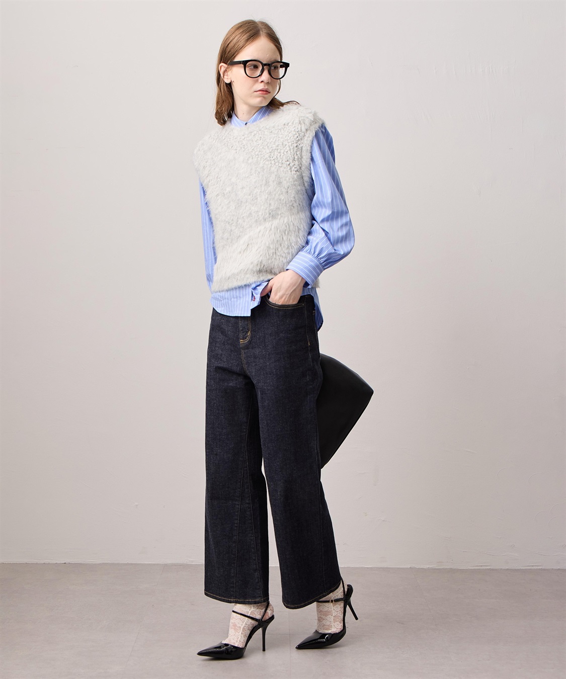LE SOUK HOLIDAY レギュラーカラーストレッチベーシックシャツ_sub_19