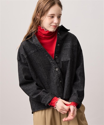 LE SOUK HOLIDAY ストレッチデニムレギュラーカラーシャツ_subthumb_6