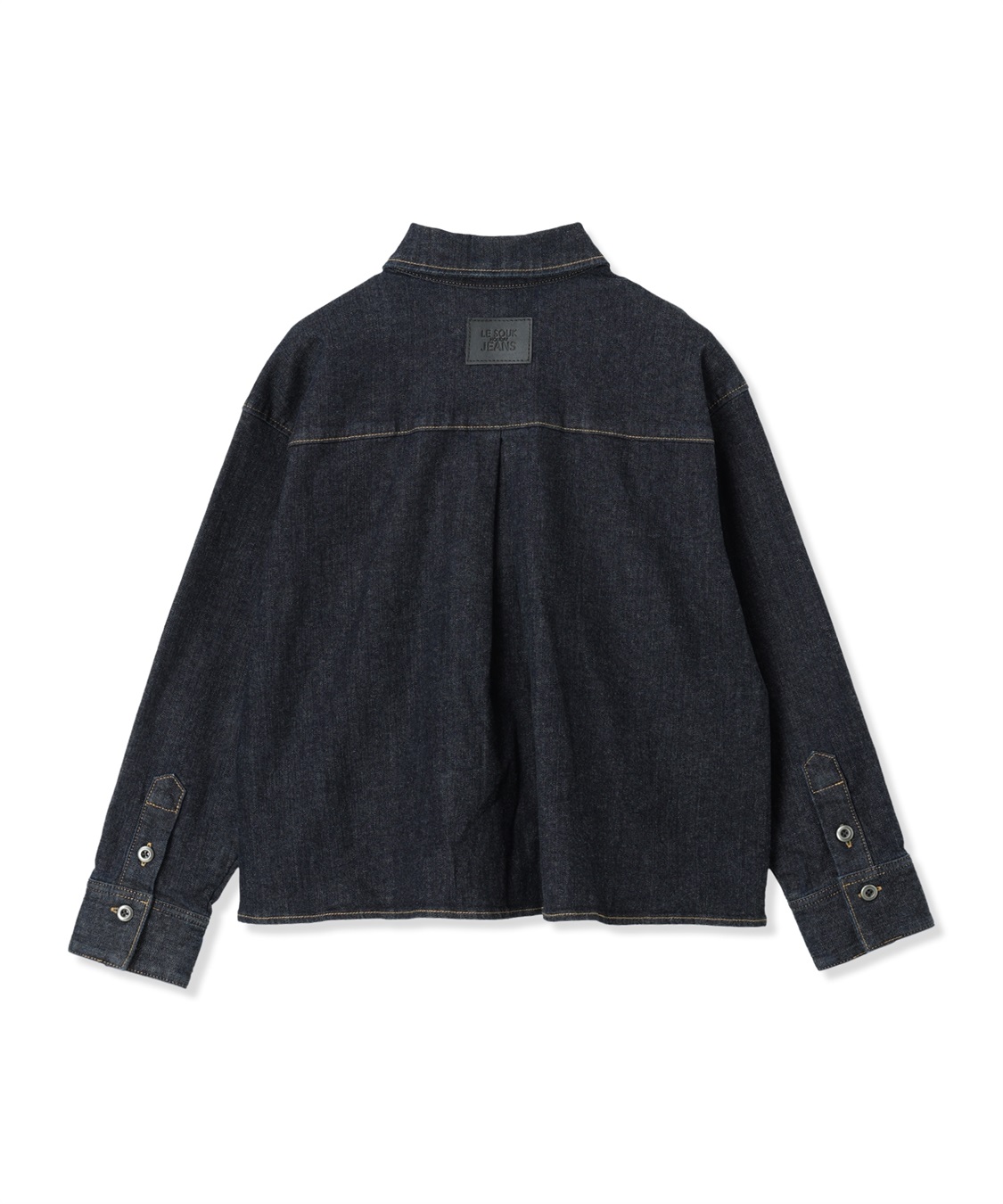 LE SOUK HOLIDAY ストレッチデニムレギュラーカラーシャツ_sub_18