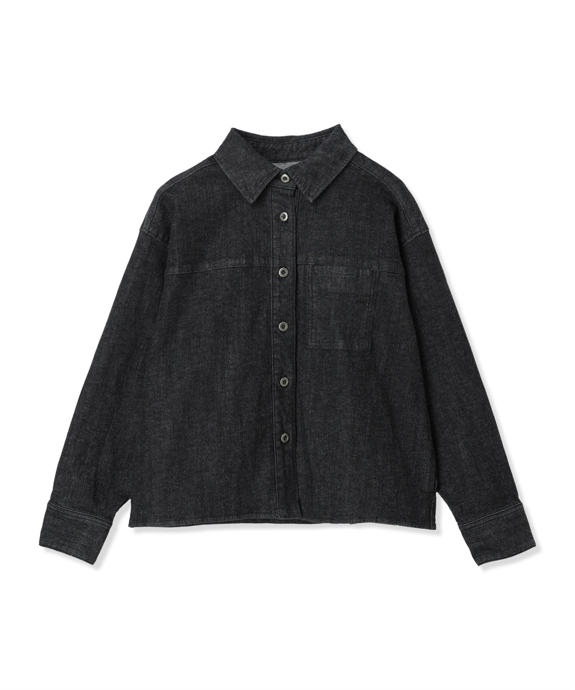 LE SOUK HOLIDAY ストレッチデニムレギュラーカラーシャツ_sub_24