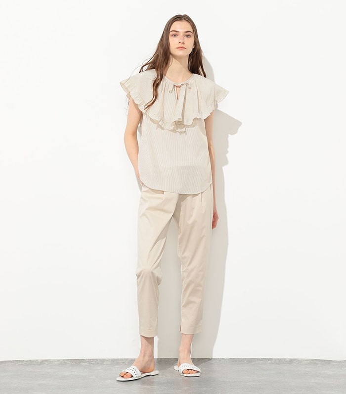 LE SOUK HOLIDAY タックテーパードパンツ_sub_12