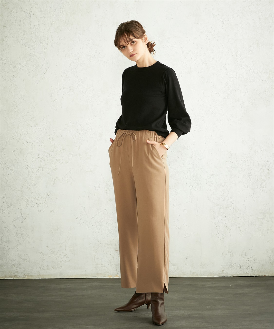 LE SOUK HOLIDAY ジョーゼットワイドパンツ_sub_1