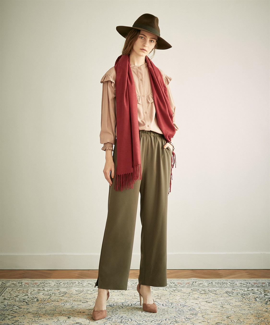 LE SOUK HOLIDAY ジョーゼットワイドパンツ_sub_14