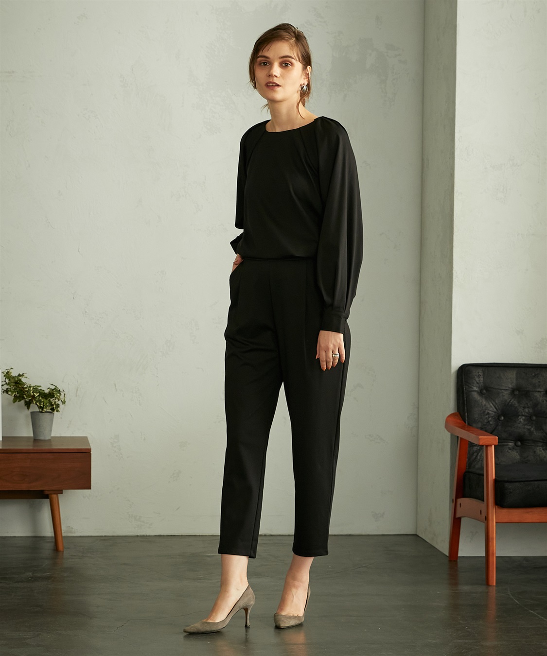 LE SOUK HOLIDAY ツイルワイドパンツ_sub_8