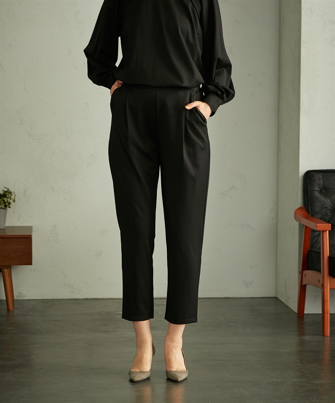 LE SOUK HOLIDAY ツイルワイドパンツ_sub_9