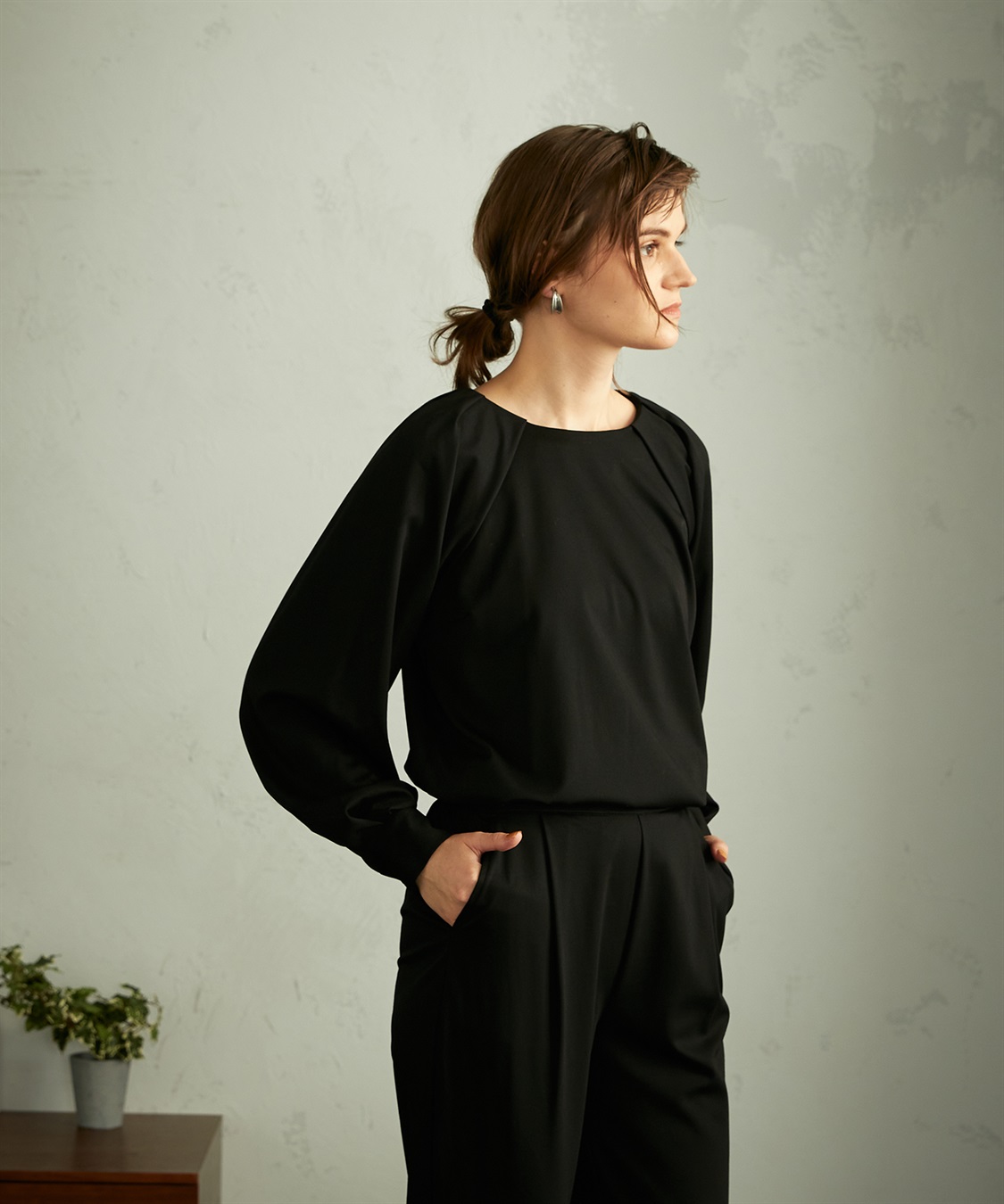 LE SOUK HOLIDAY ツイルワイドパンツ_sub_11