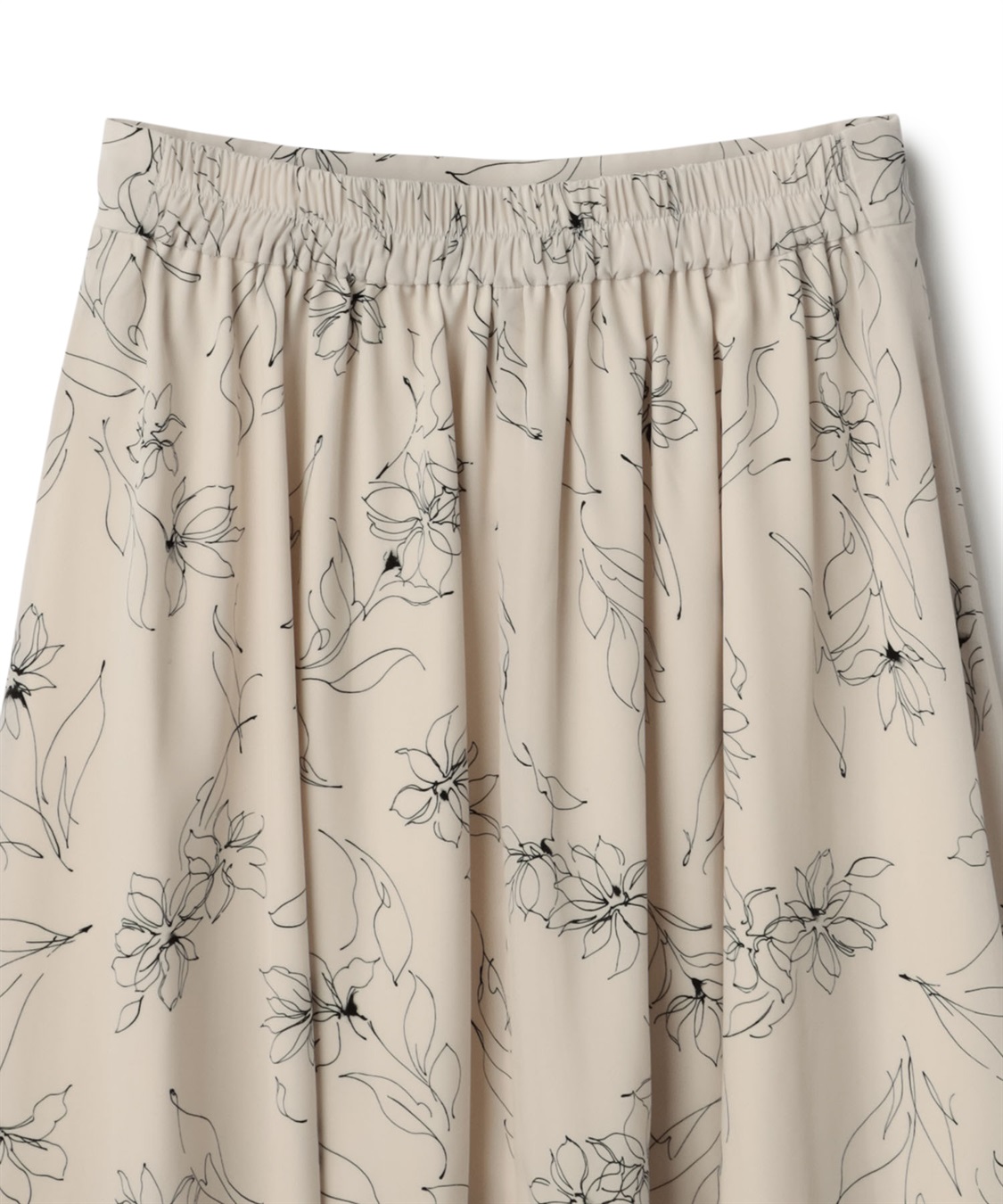 LE SOUK HOLIDAY 線書き花柄プリントスカート_sub_21