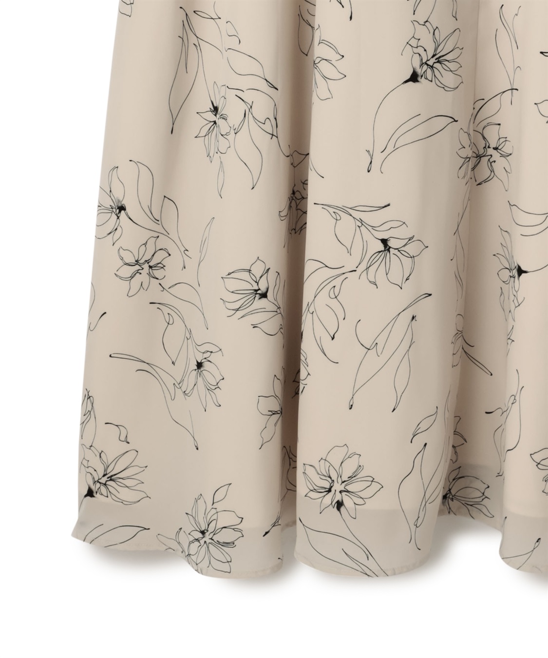 LE SOUK HOLIDAY 線書き花柄プリントスカート_sub_22