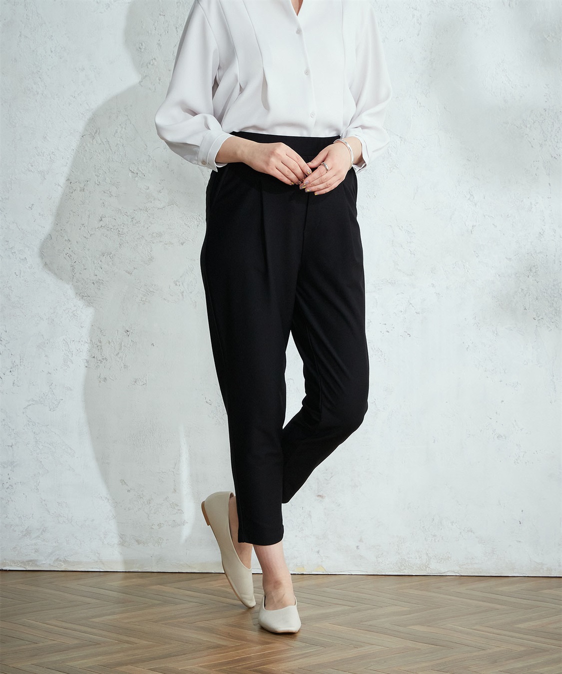 LE SOUK HOLIDAY TRツイルテーパードパンツ_sub_3