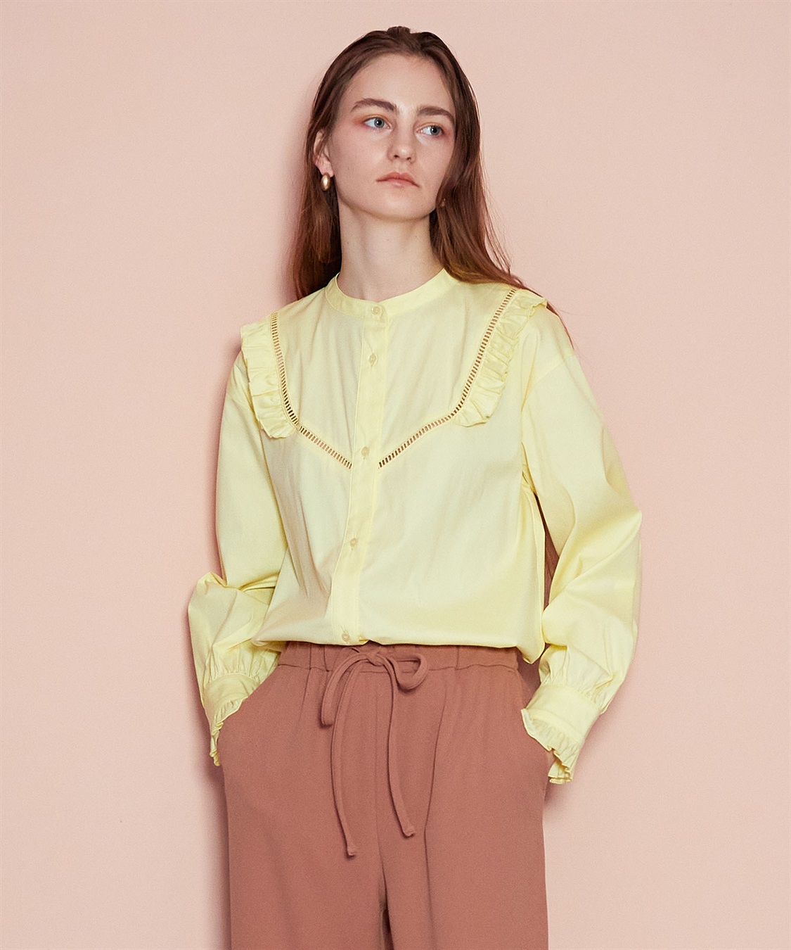 LE SOUK HOLIDAY ジョーゼットワイドパンツ_sub_6