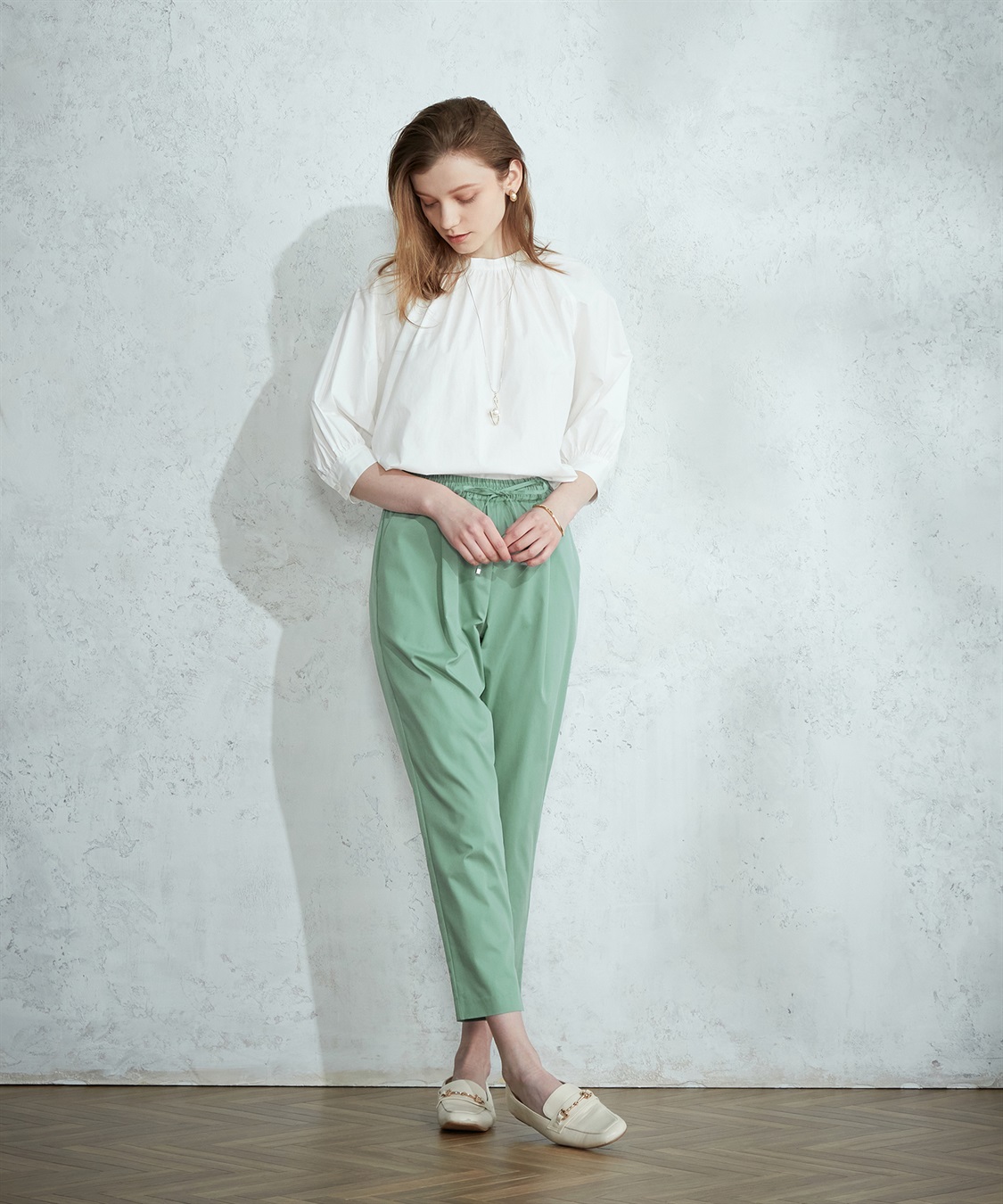 LE SOUK HOLIDAY タックテーパードパンツ_sub_6