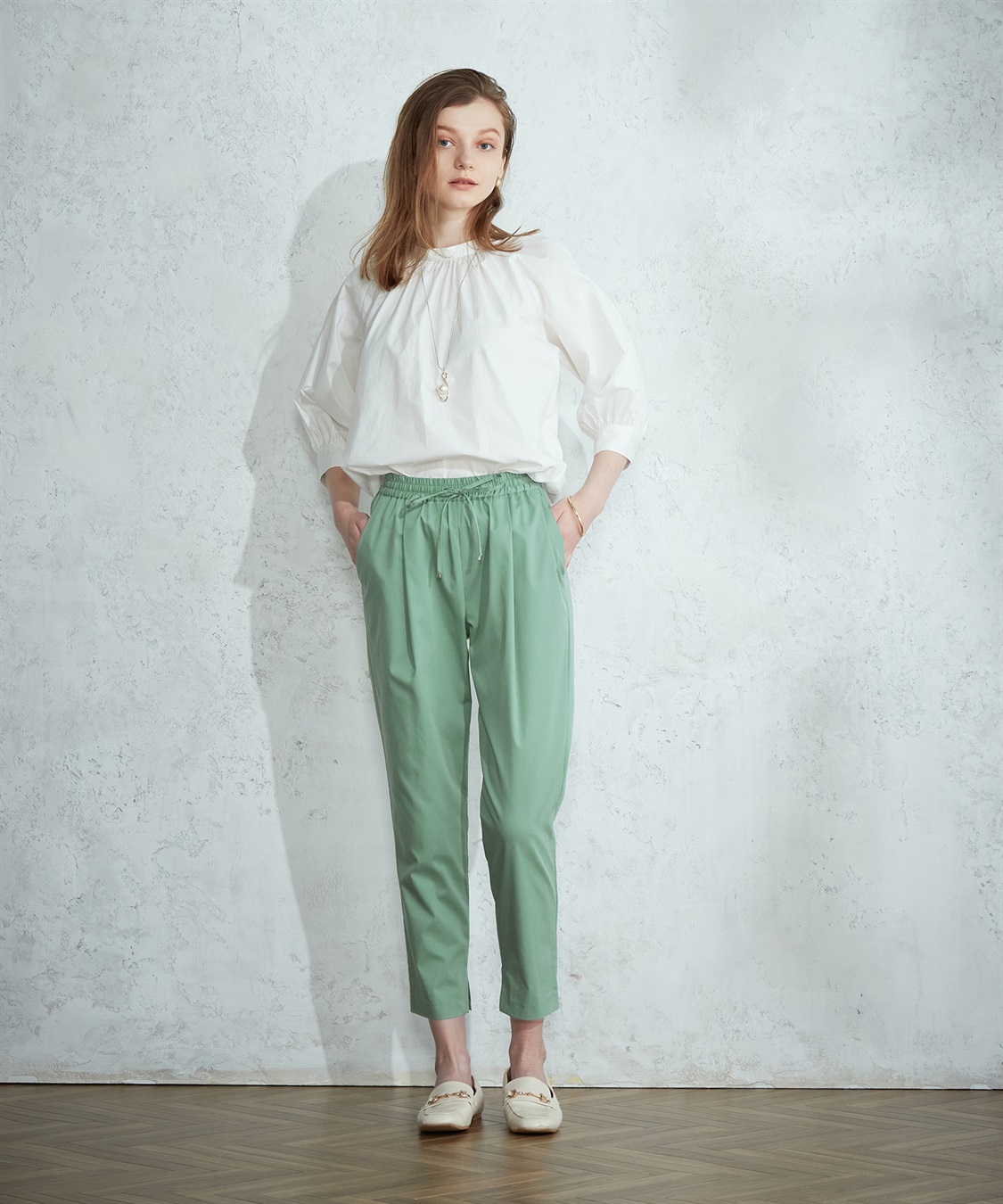 LE SOUK HOLIDAY タックテーパードパンツ_sub_7