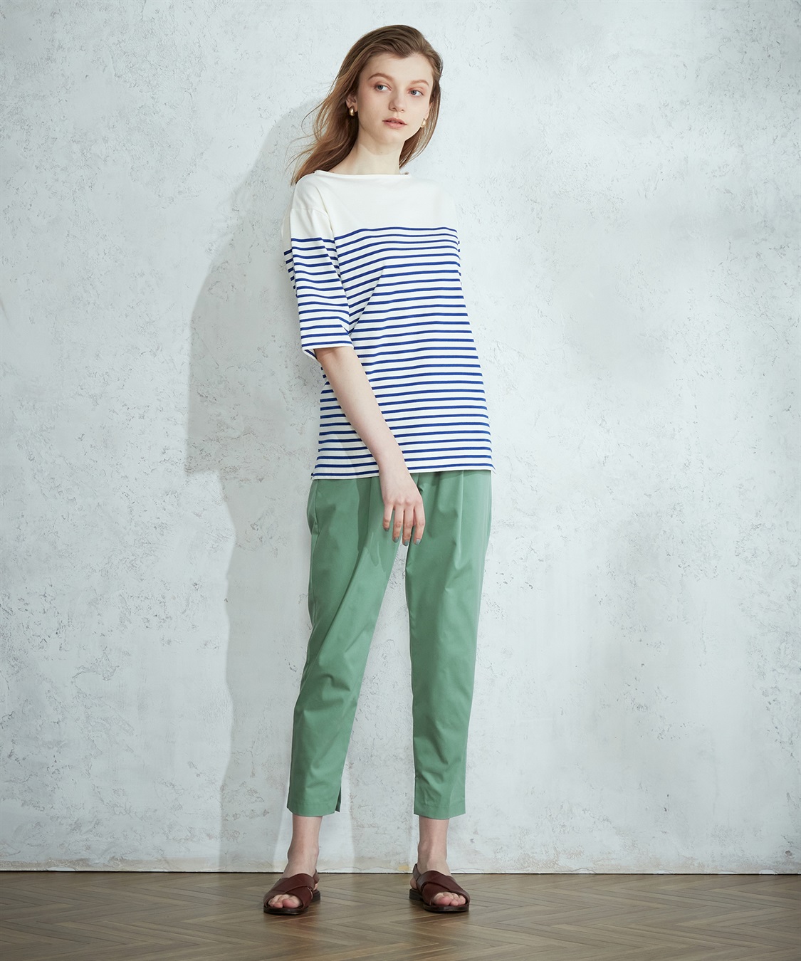 LE SOUK HOLIDAY タックテーパードパンツ_sub_12