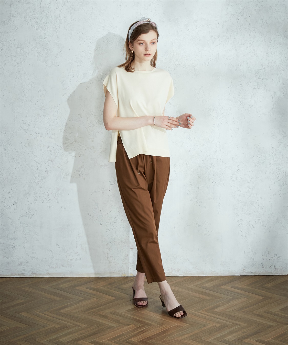 LE SOUK HOLIDAY タックテーパードパンツ_sub_13