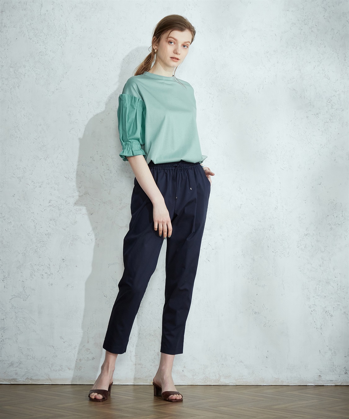 LE SOUK HOLIDAY タックテーパードパンツ_sub_17