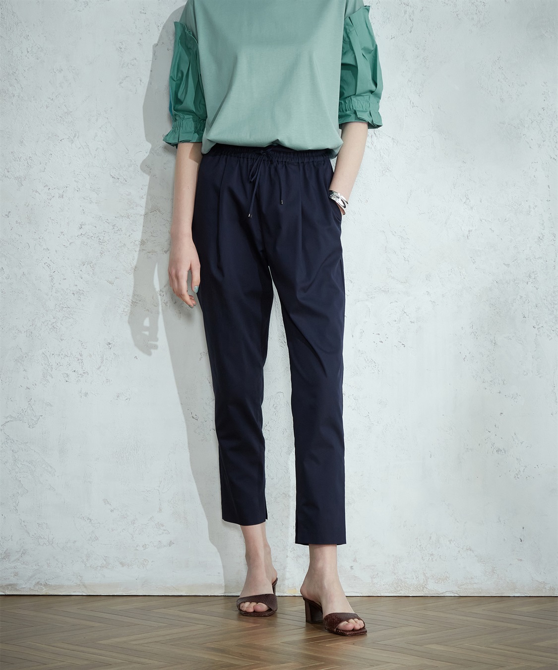 LE SOUK HOLIDAY タックテーパードパンツ_sub_18