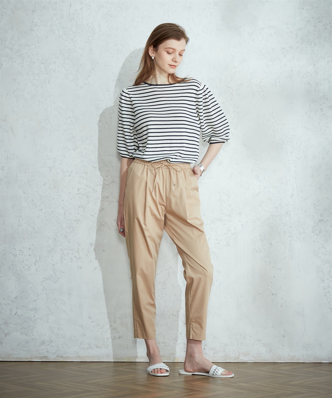 LE SOUK HOLIDAY タックテーパードパンツ_sub_19