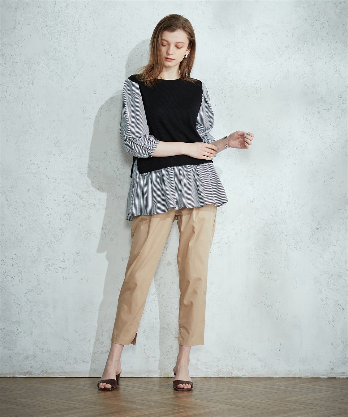 LE SOUK HOLIDAY タックテーパードパンツ_sub_20