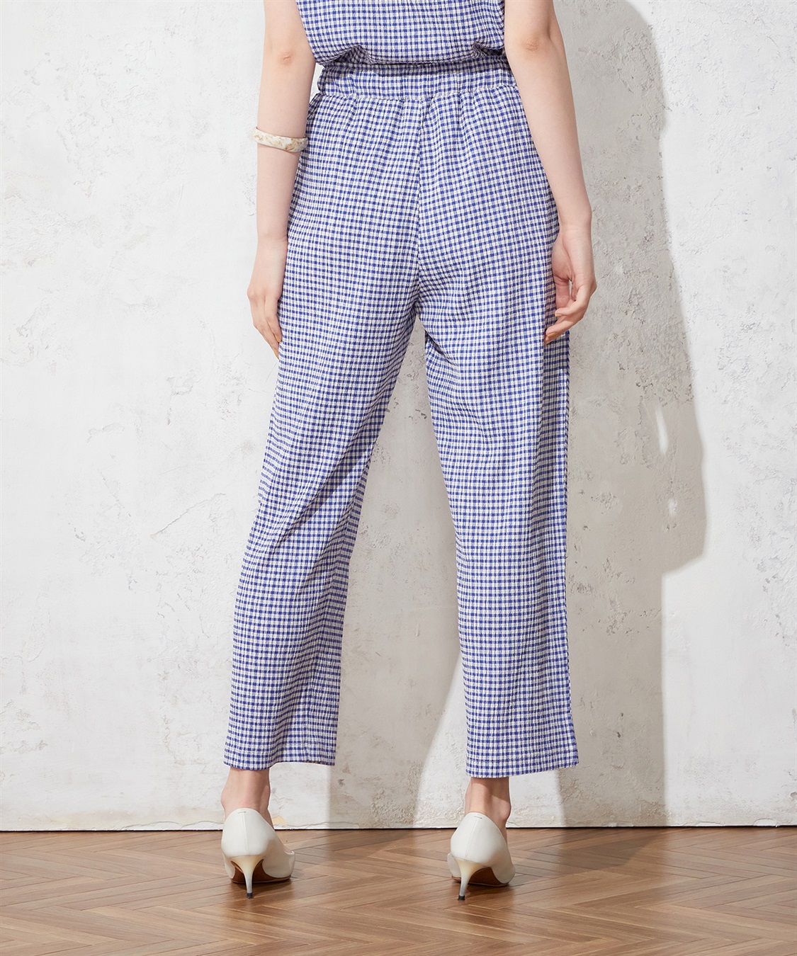 ギンガムチェックパンツ LE SOUK HOLIDAY｜クロスプラス公式通販