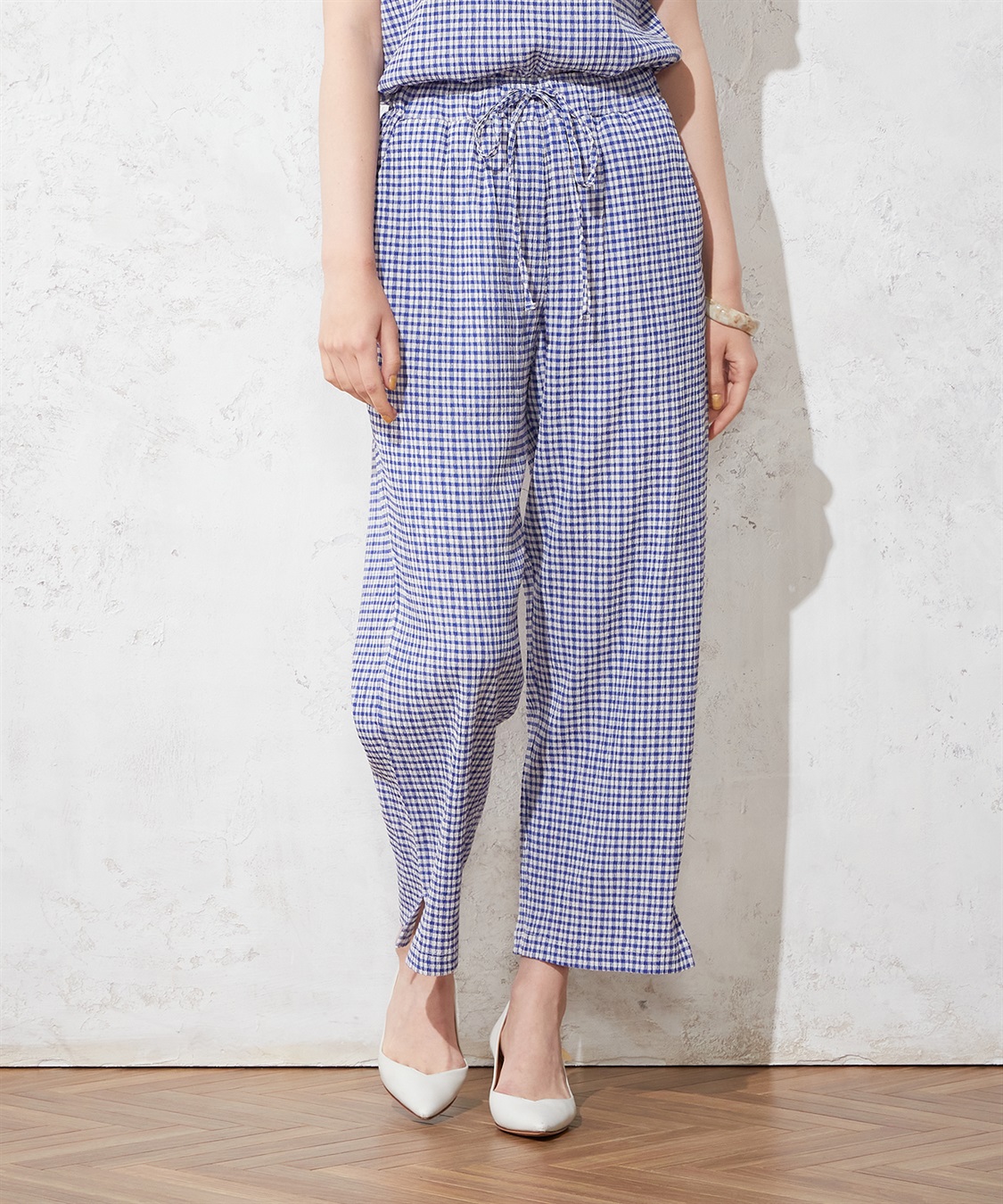 LE SOUK HOLIDAY ギンガムチェックパンツ_sub_10