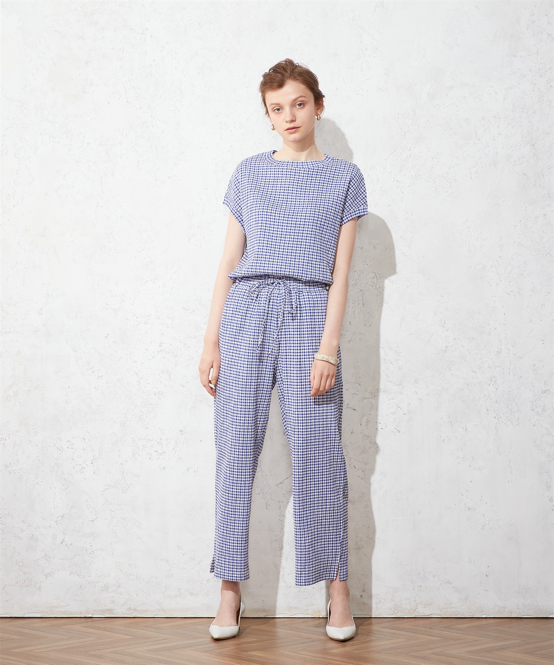 LE SOUK HOLIDAY ギンガムチェックパンツ_sub_12