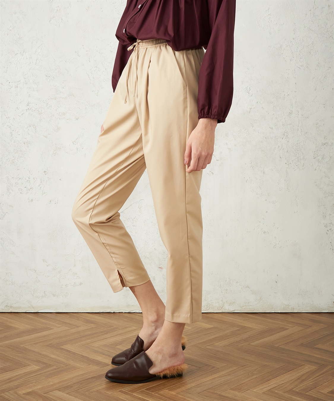 LE SOUK HOLIDAY タックテーパードパンツ_sub_11