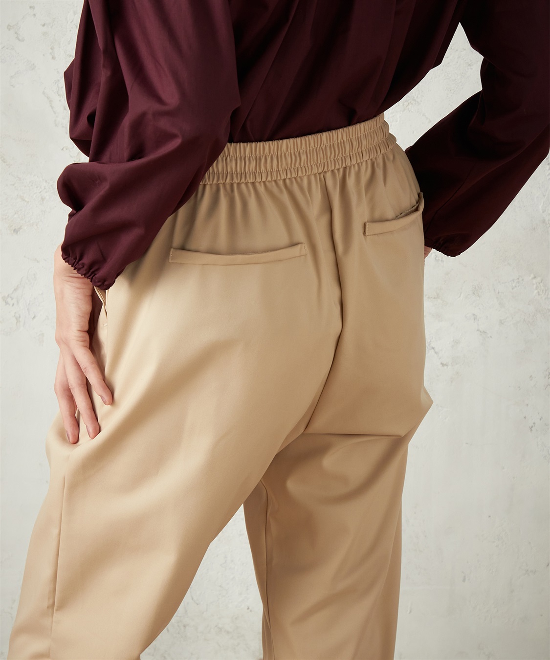 LE SOUK HOLIDAY タックテーパードパンツ_sub_13