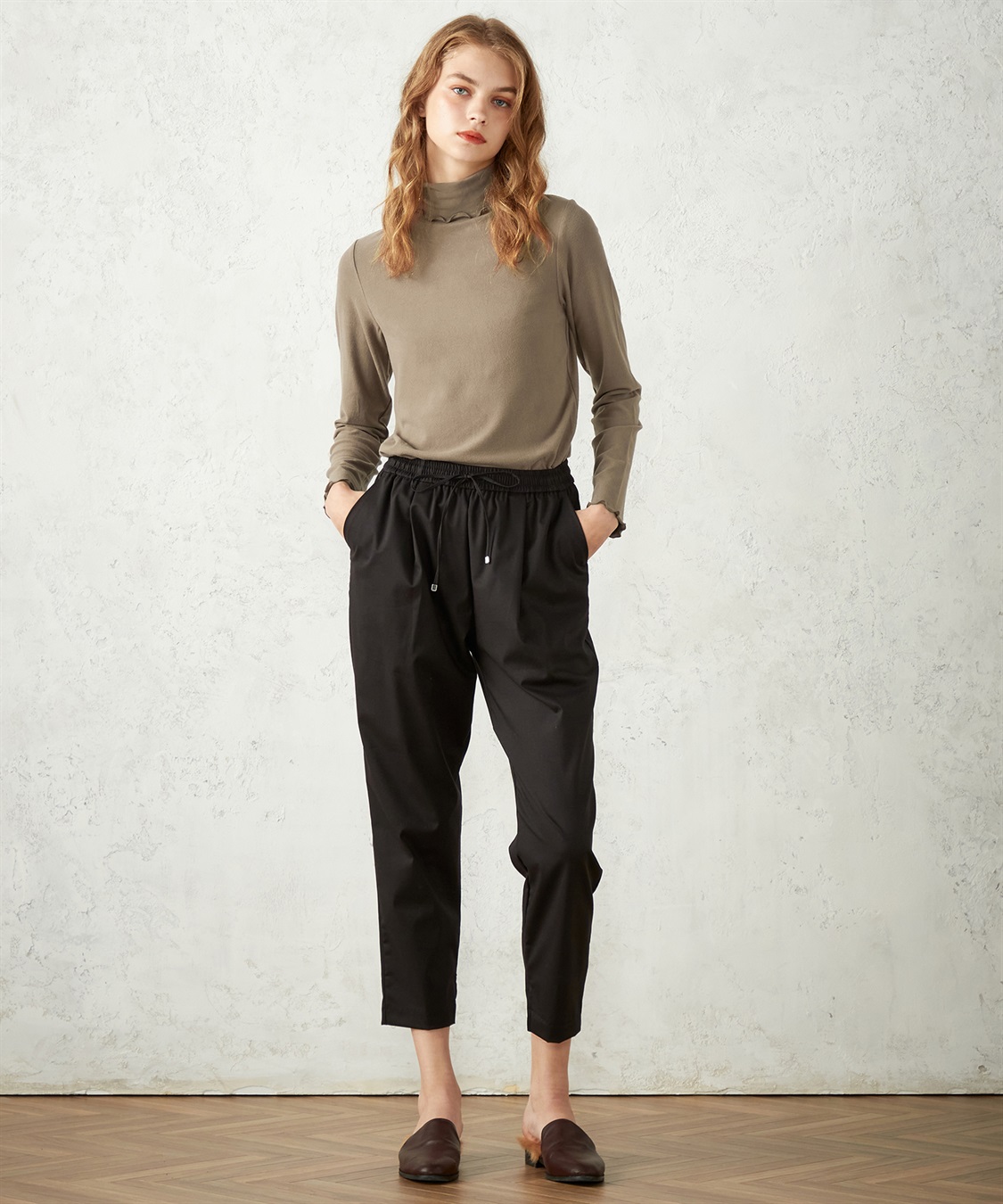 LE SOUK HOLIDAY タックテーパードパンツ_sub_19
