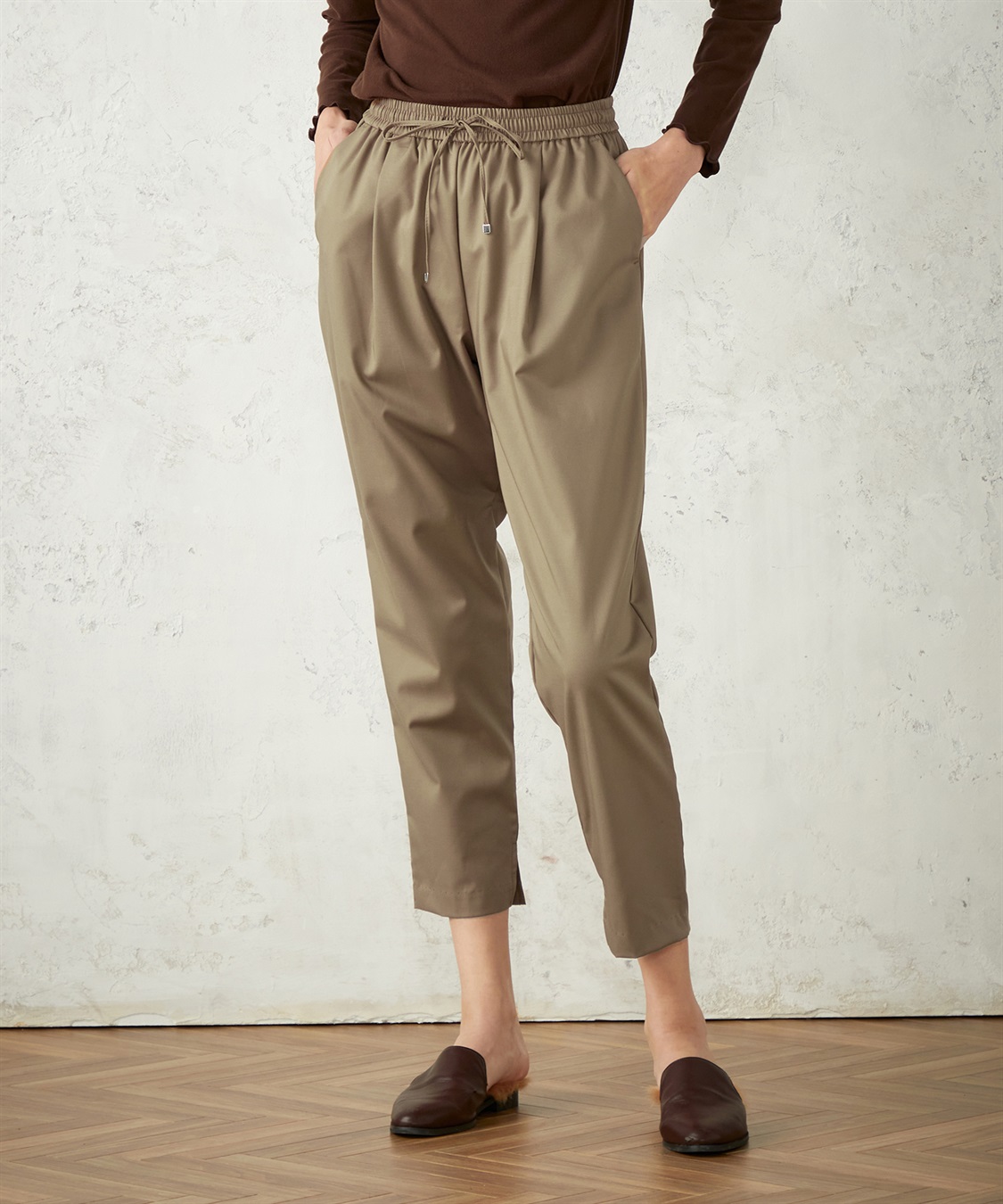 LE SOUK HOLIDAY タックテーパードパンツ_sub_21