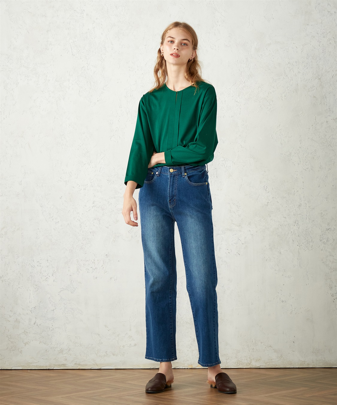 LE SOUK HOLIDAY ストレートデニムパンツ_sub_2